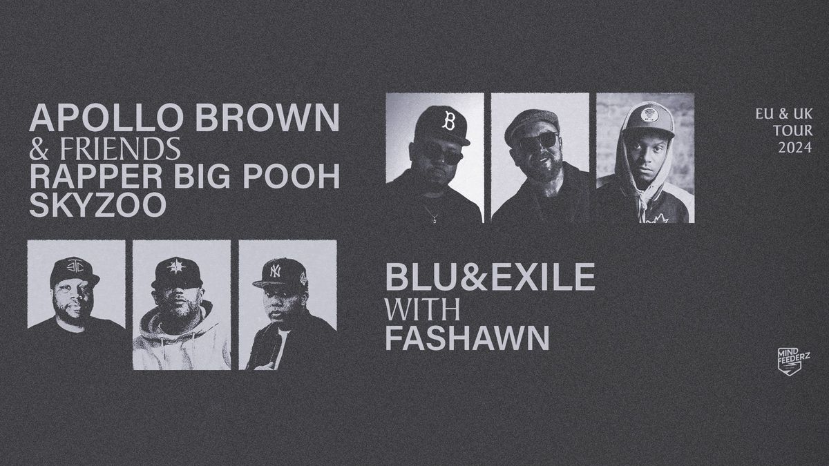 Apollo Brown & Rapper Big Pooh & Skyzoo + Blu & Exile + Fashawn