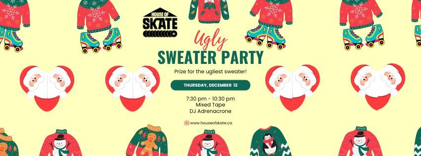 Ugly Sweater Skate Party