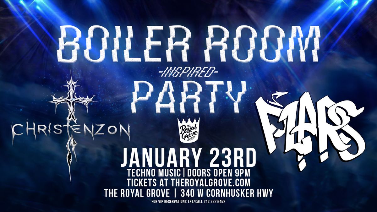 Boiler Room Inspired Party | Christenzon + PLARS