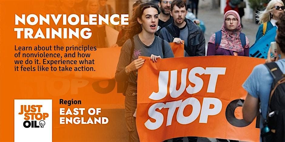Just Stop Oil Nonviolent Action Training - Cambridge