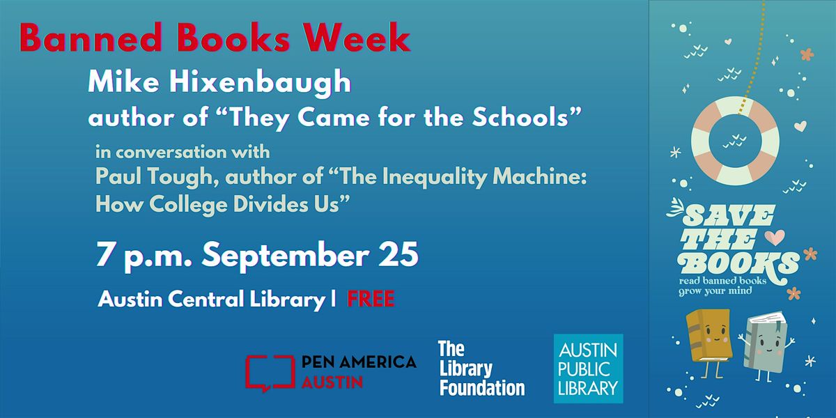 Banned Books Week: Mike Hixenbaugh, author of "The Came for the Schools"