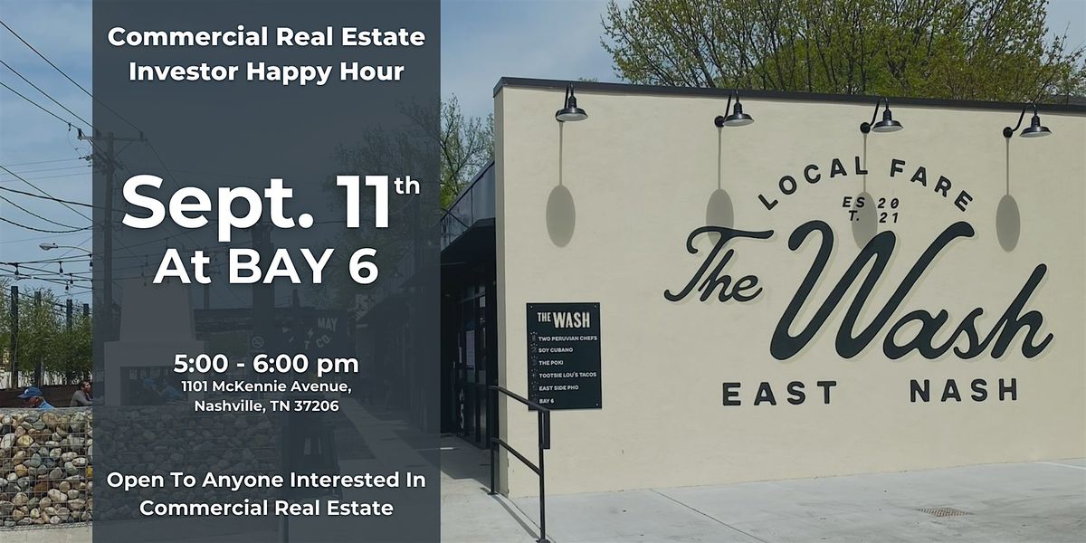 Commercial Real Estate Investor Happy Hour