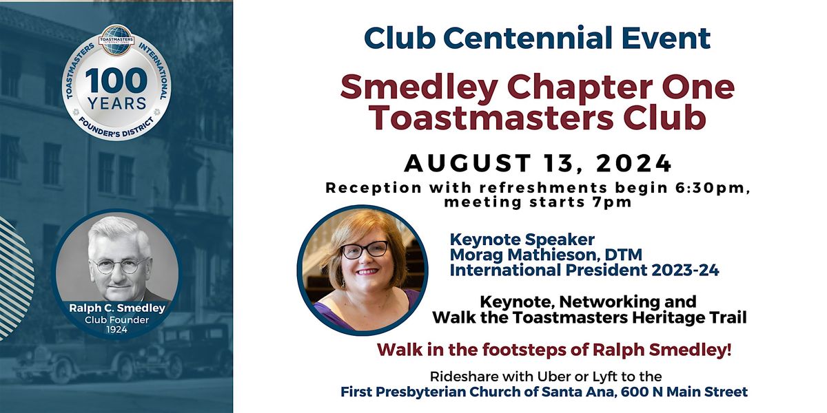 Smedley Chapter One - Centennial Celebration