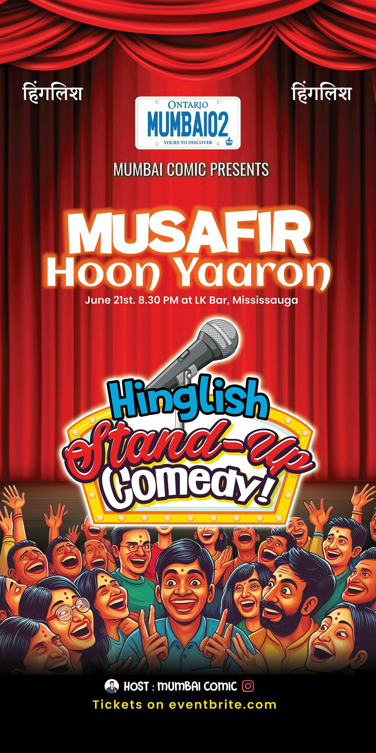 Musafir Hoon Yaroon-Hinglish Standup Comedy Show