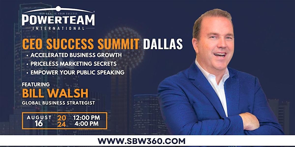 CEO Success Summit\/Power Lunch - Dallas