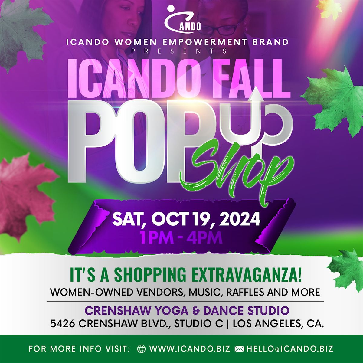 ICANDO FALL WOMEN EMPOWERMENT POPUP SHOP