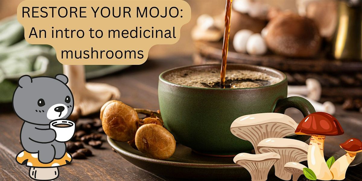 RESTORE YOUR MOJO: An Intro to Medicinal Mushrooms and Elixir Creations