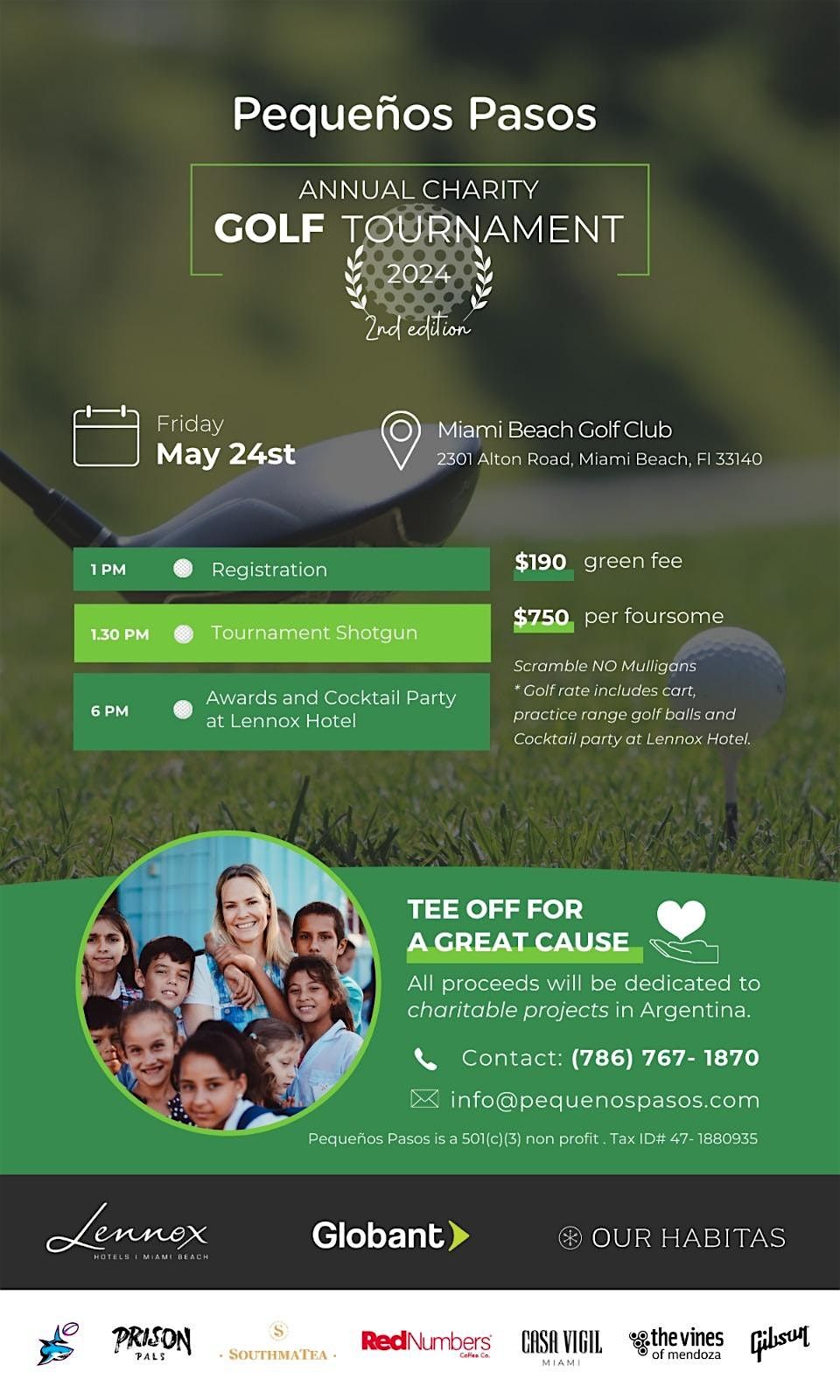 Charity Golf Tournament Peque\u00f1os Pasos