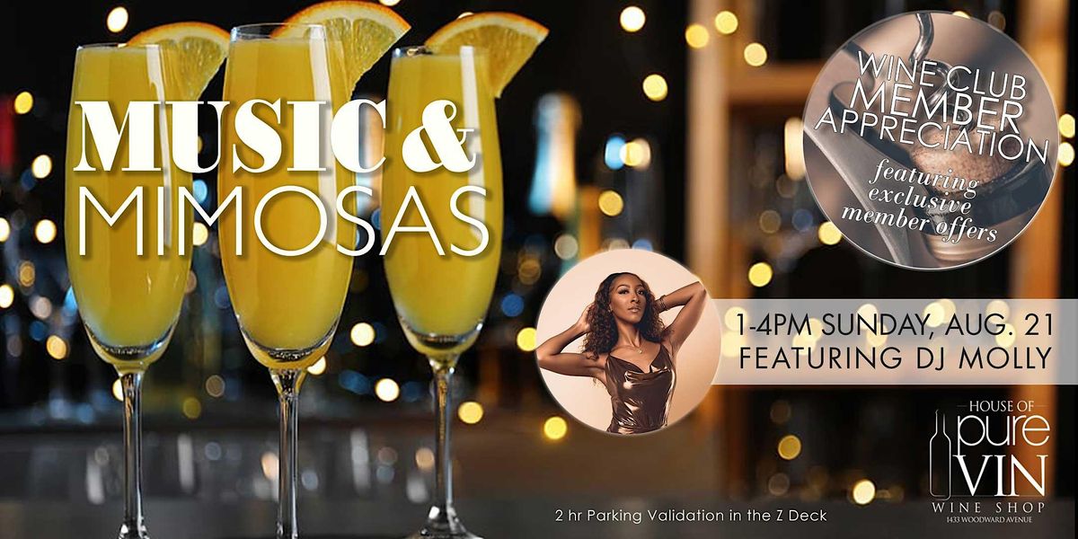 Music and Mimosas |  Wine Club Member Appreciation