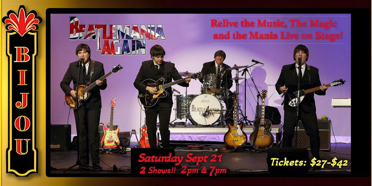 Beatlemania-Again: Tribute to The Beatles (7pm)