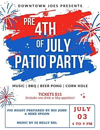 Pre Fourth of July patio party