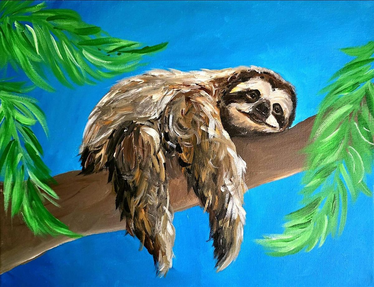 Sloth Buddy **PAINT AND SIP**