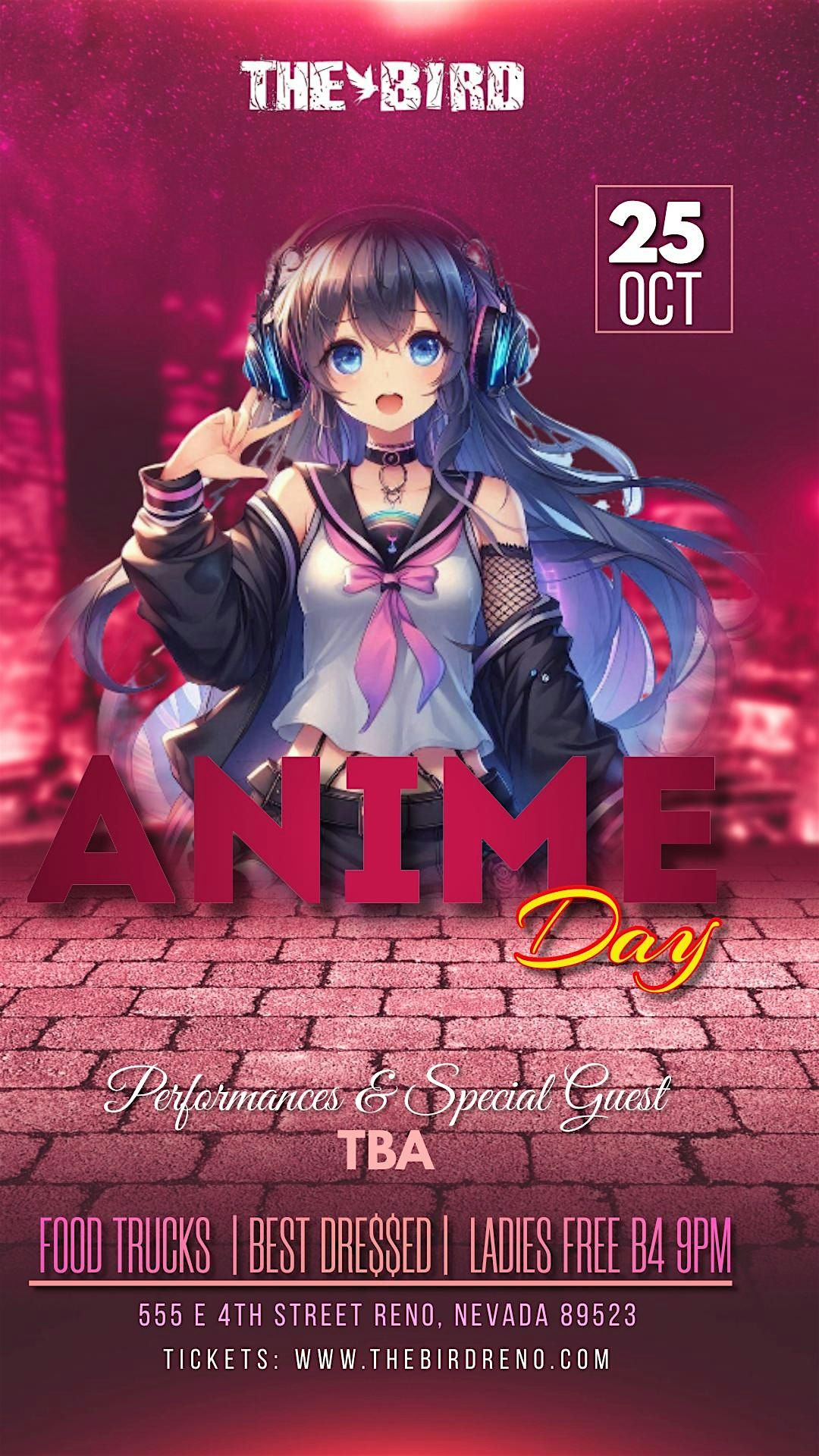 ANIME DAY AT THE BIRD