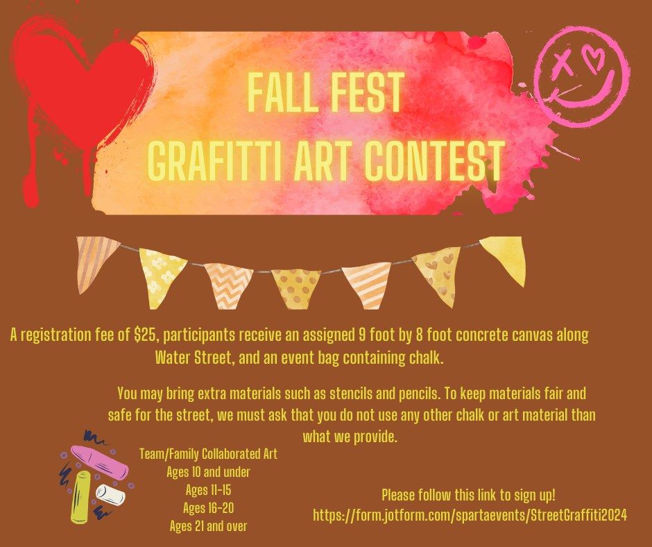 Sparta's Fall Fest Graffiti Art Contest! 