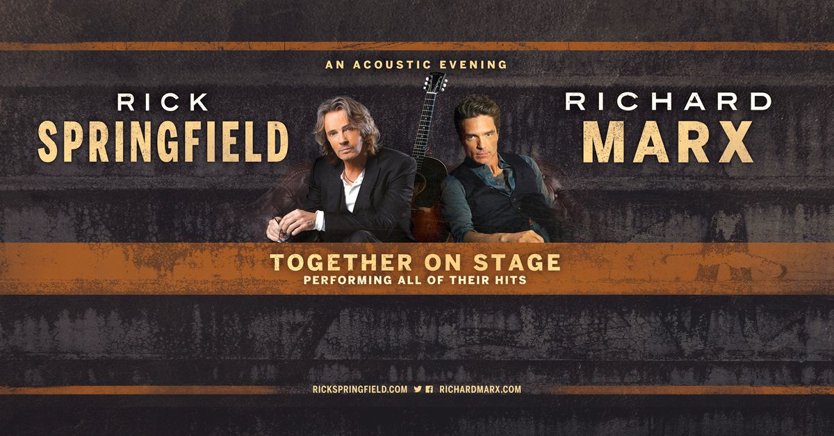 An Acoustic Evening With Rick Springfield and Richard Marx