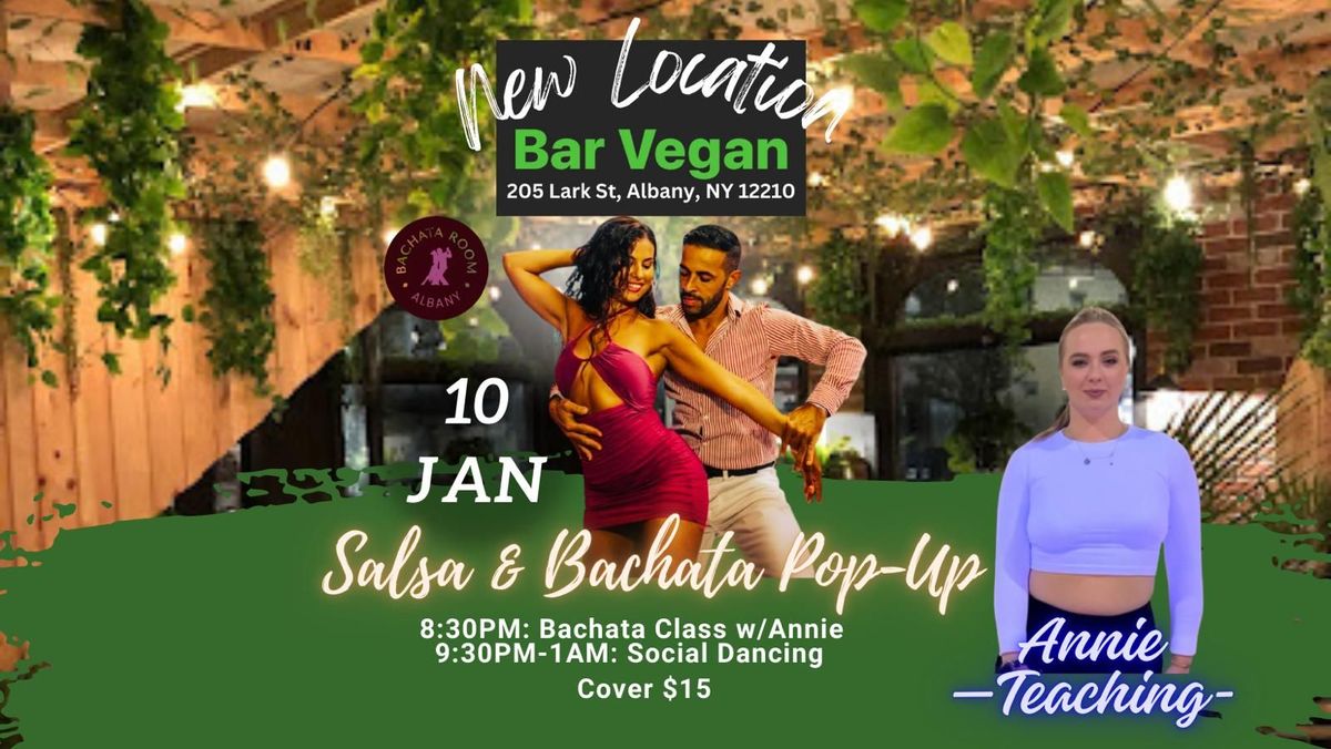 Salsa and Bachata Pop-Up at Bar Vegan!