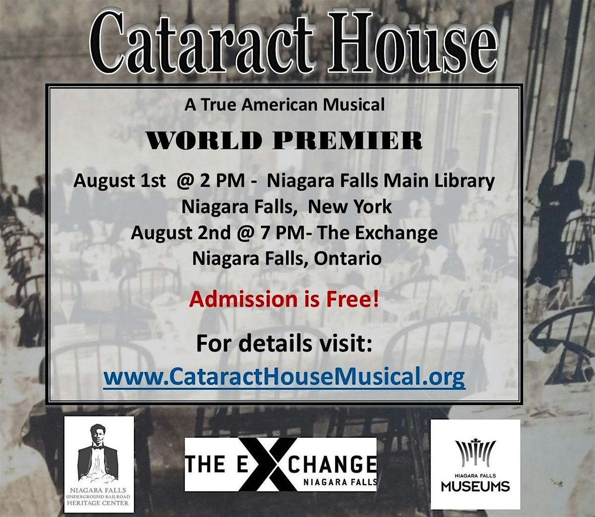 Cataract House: Staged Concert