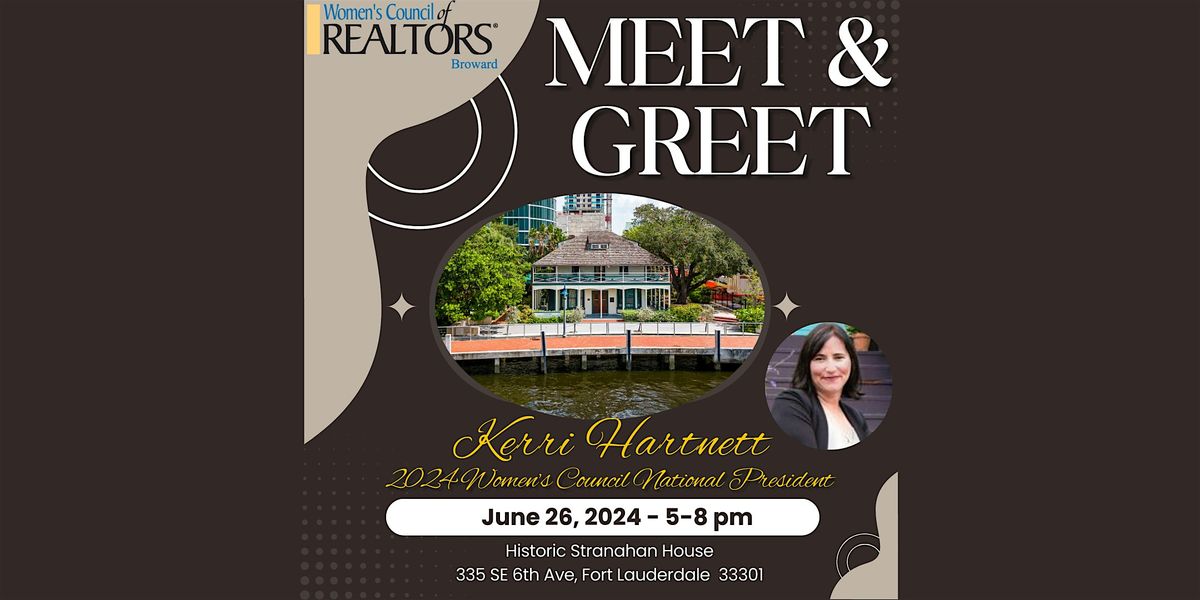 Meet & Greet with our 2024 National Women's Council of Realtors President