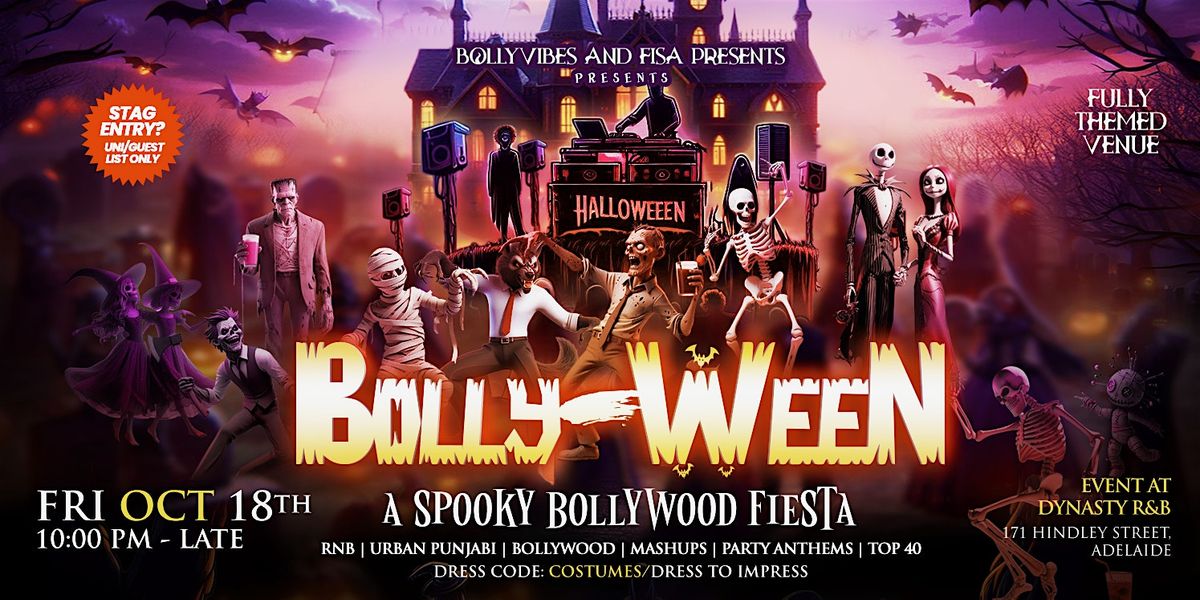 Bolly-Ween : Adelaide's #1 Halloween Themed Bollywood Fiesta