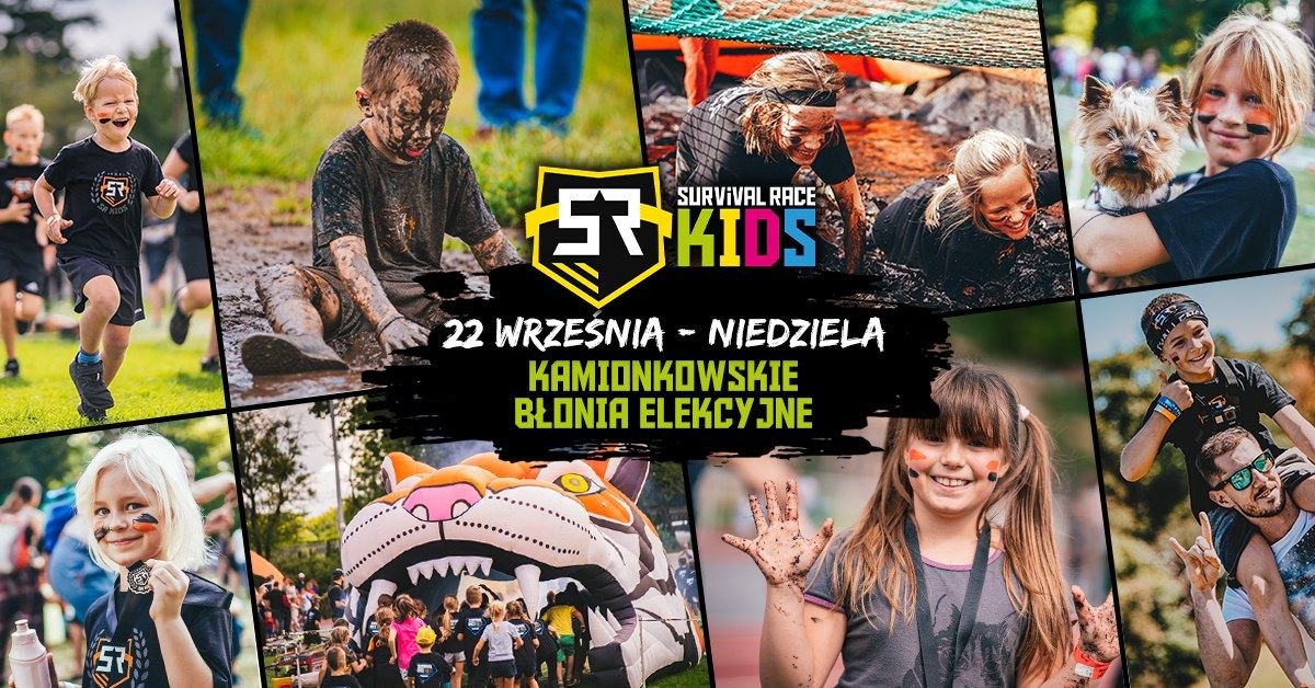 Zmieszaj swoje dziecko z... b\u0142otem na Survival Race KIDS | Warszawa 22.09. | Bieg z przeszkodami