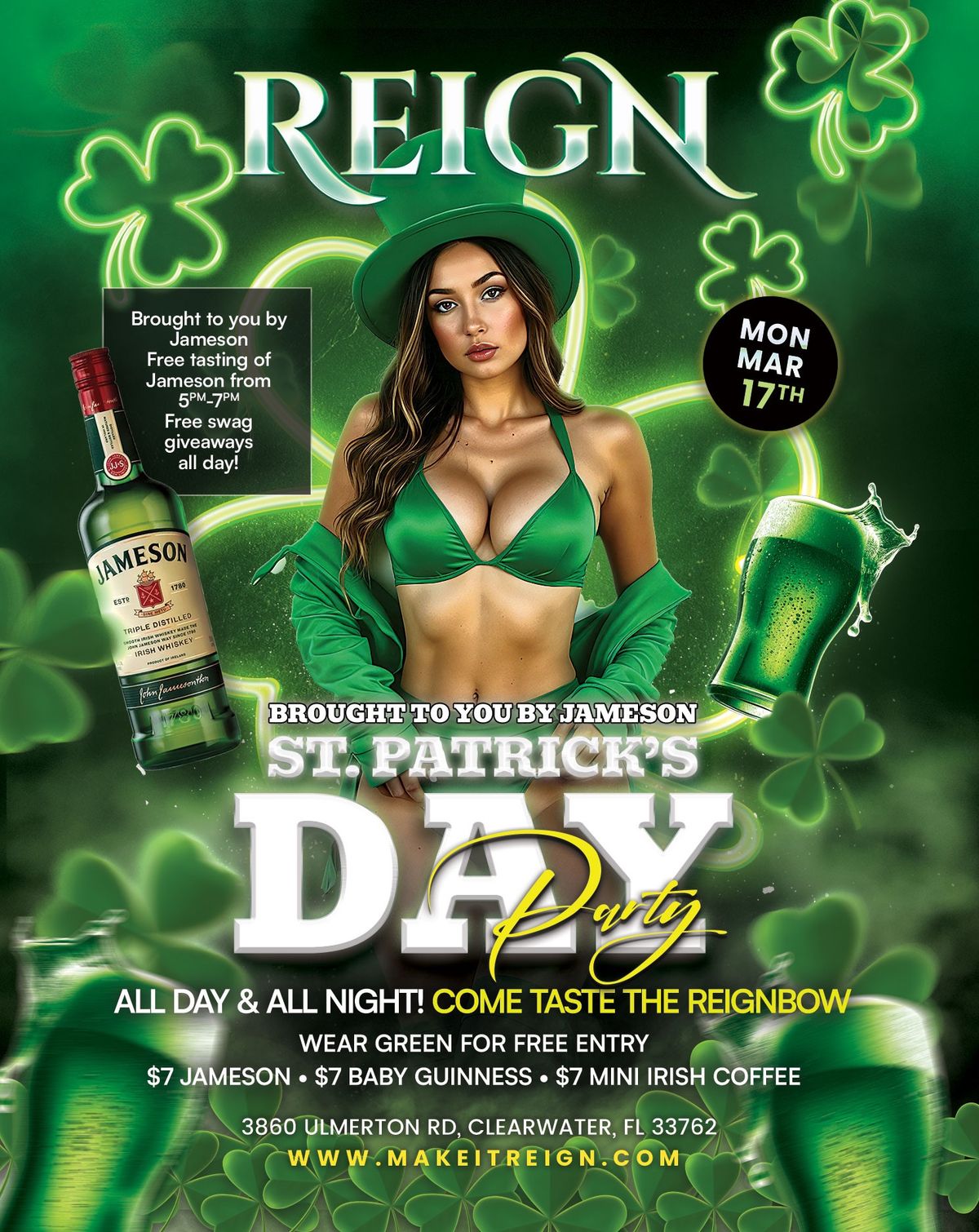 ST PATRICK\u2019S DAY PARTY at REIGN \ud83c\udf40 