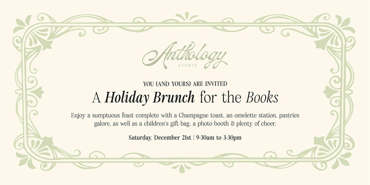 Anthology Events Holiday Brunch at Book Tower Detroit