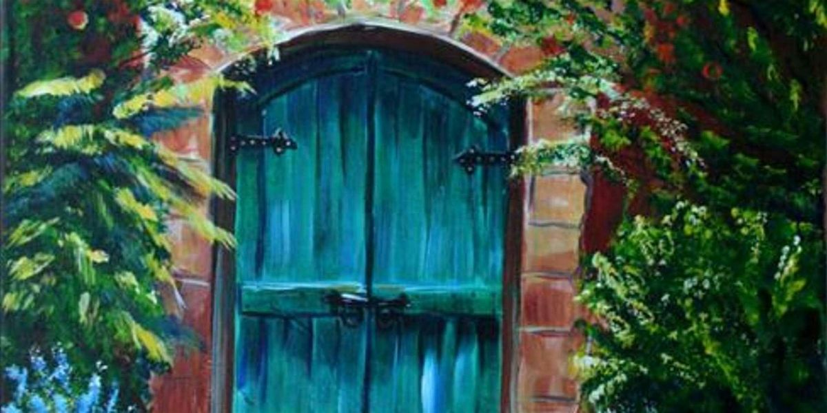 Open the Garden Door - Paint and Sip by Classpop!\u2122