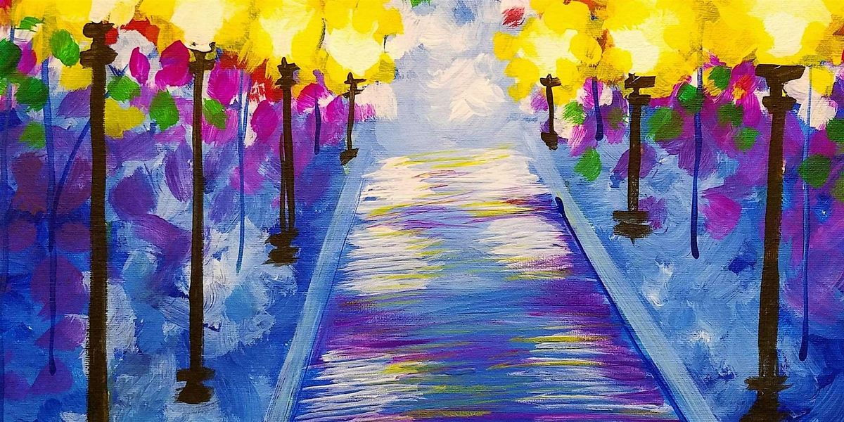 Rainy Pathway - Paint and Sip by Classpop!\u2122