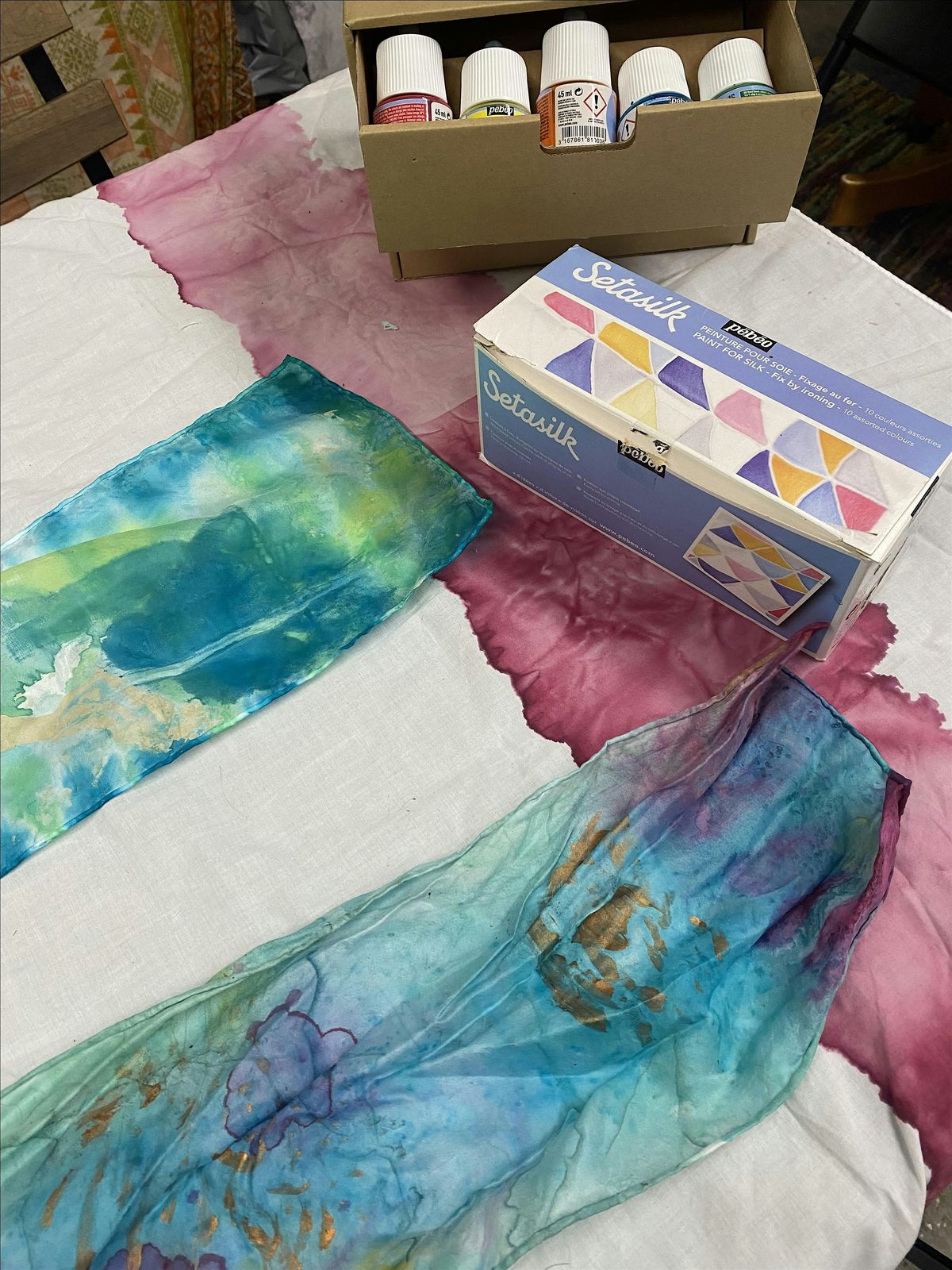Silk Painting with Setasilk Paints