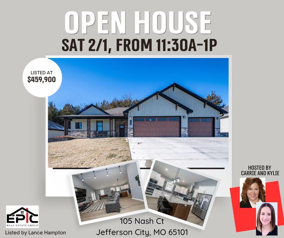 Open House 105 Nash Ct, Jefferson City