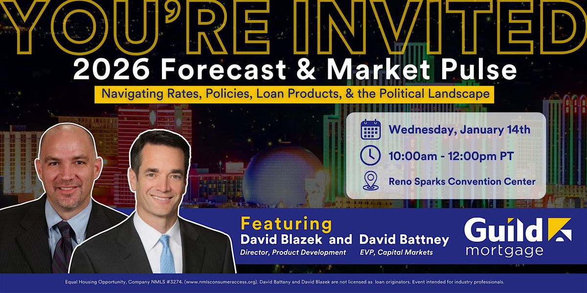 2026 Forecast & Market Pulse Featuring David Battany & David Blazek - LIVE!