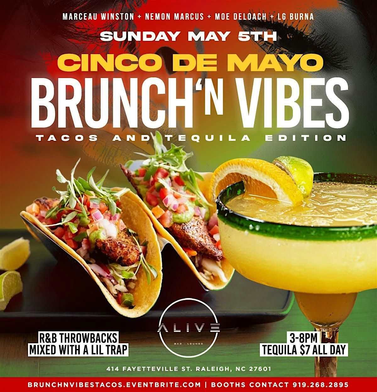 Brunch N' Vibes - Taco's and Tequila Edition - Cinco De Mayo Day Party