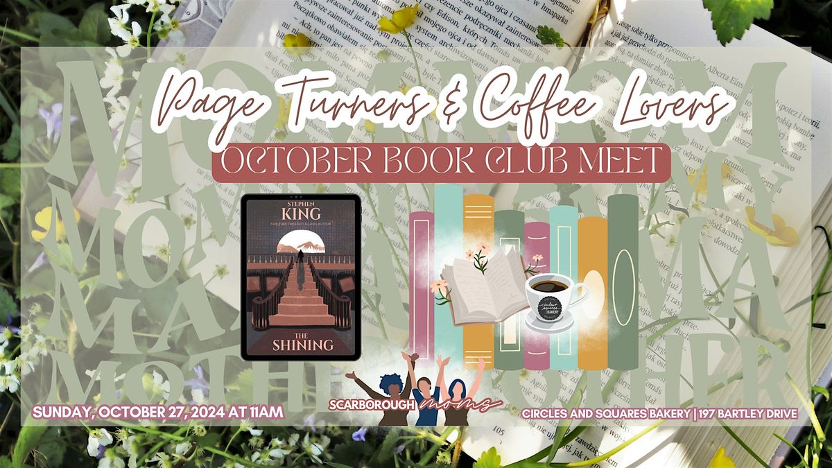 Page Turners & Coffee Lovers Sweet Start at Circles and Squares Bakery