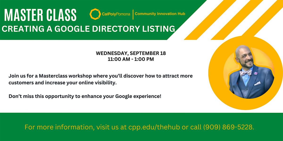 Masterclass - Creating A Google Directory Listing