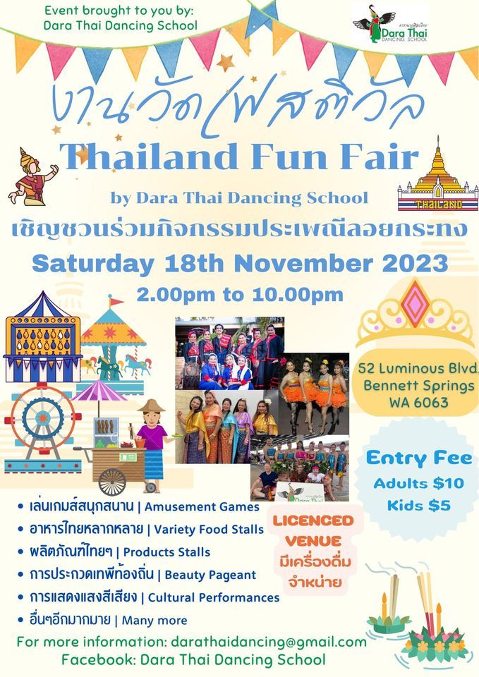 Thailand Fun Fair - Loy Krathong 2023