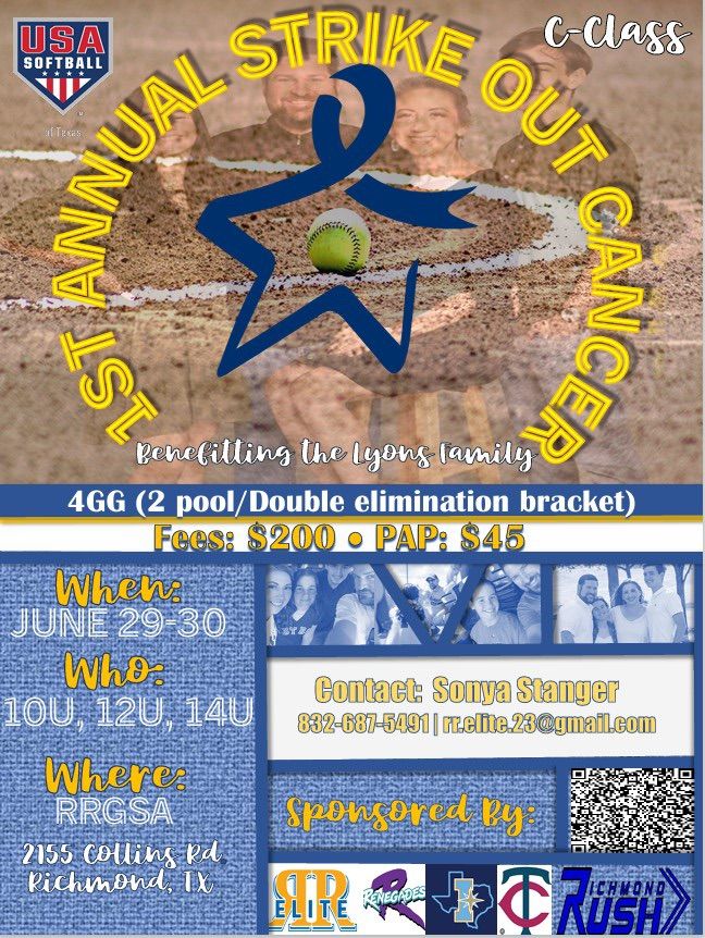 1st Annual Strike Out Cancer Tournament