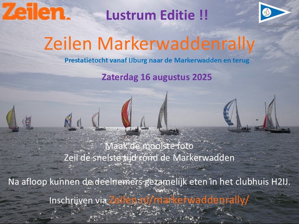 Zeilen Markerwaddenrally