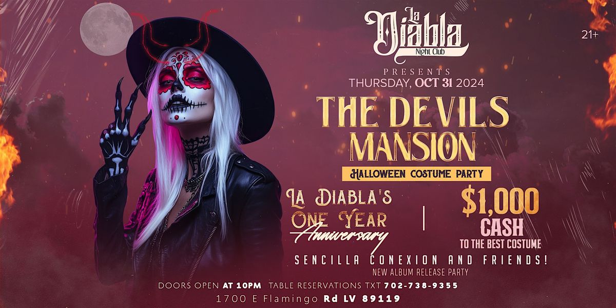 THE DEVILS MANSION HALLOWEEN  PARTY  AT LA DIABLA NIGHTCLUB