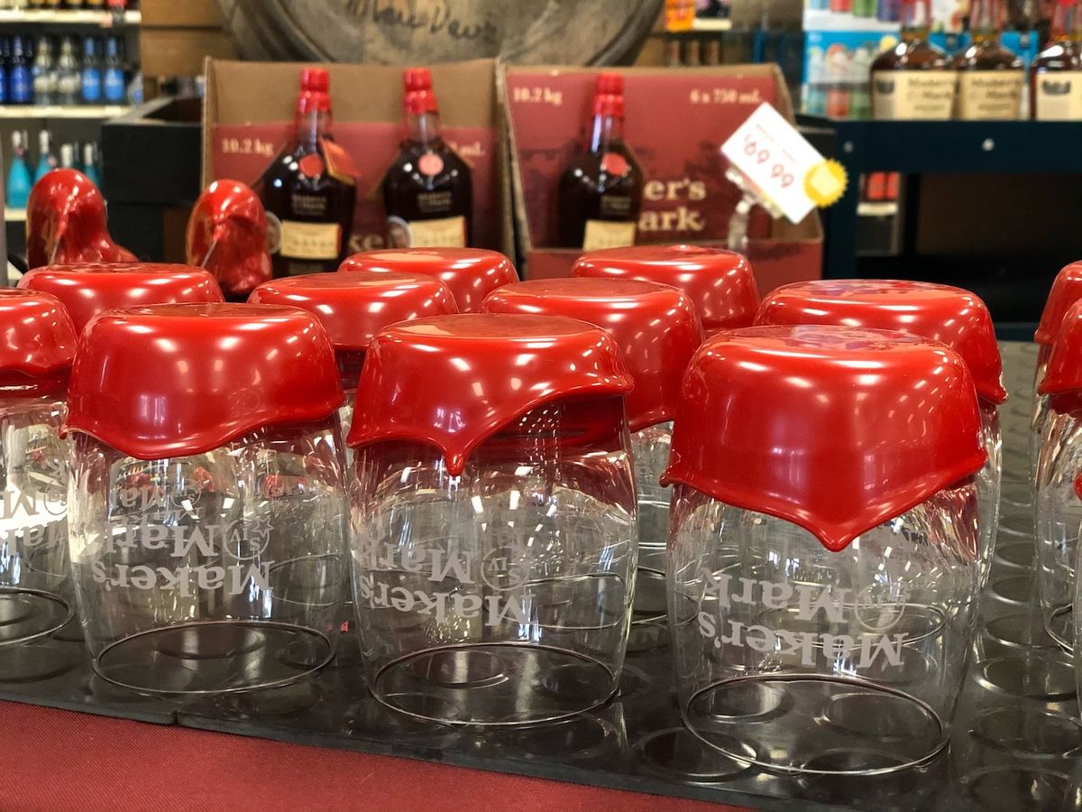 Maker's Mark Glass Dipping