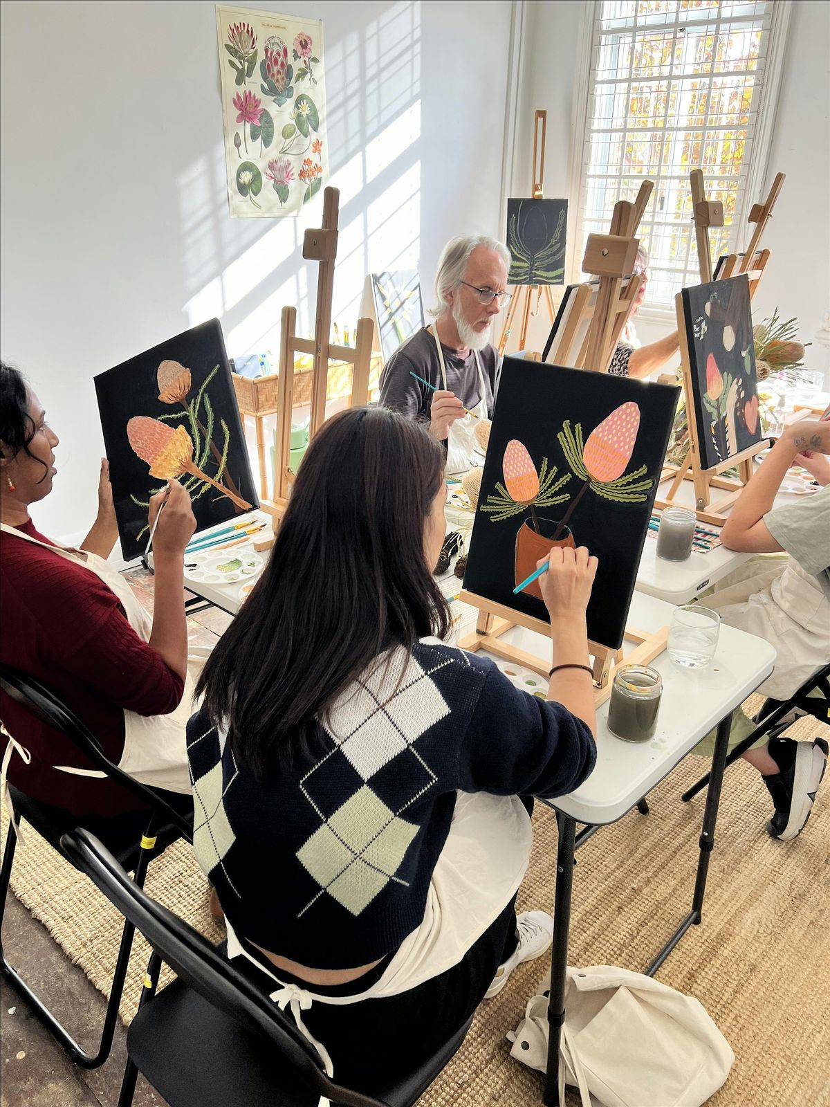 Painting workshop: Australiana Botanica, Painting Australian Flowers & Plants