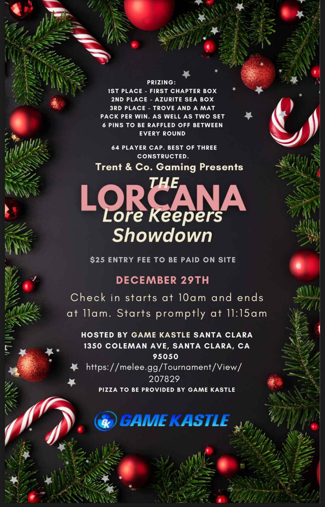 Lorcana Lore Keeper Showdown at Game Kastle Santa Clara