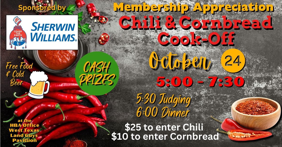 Member Appreciation Chili & Cornbread Cook-Off