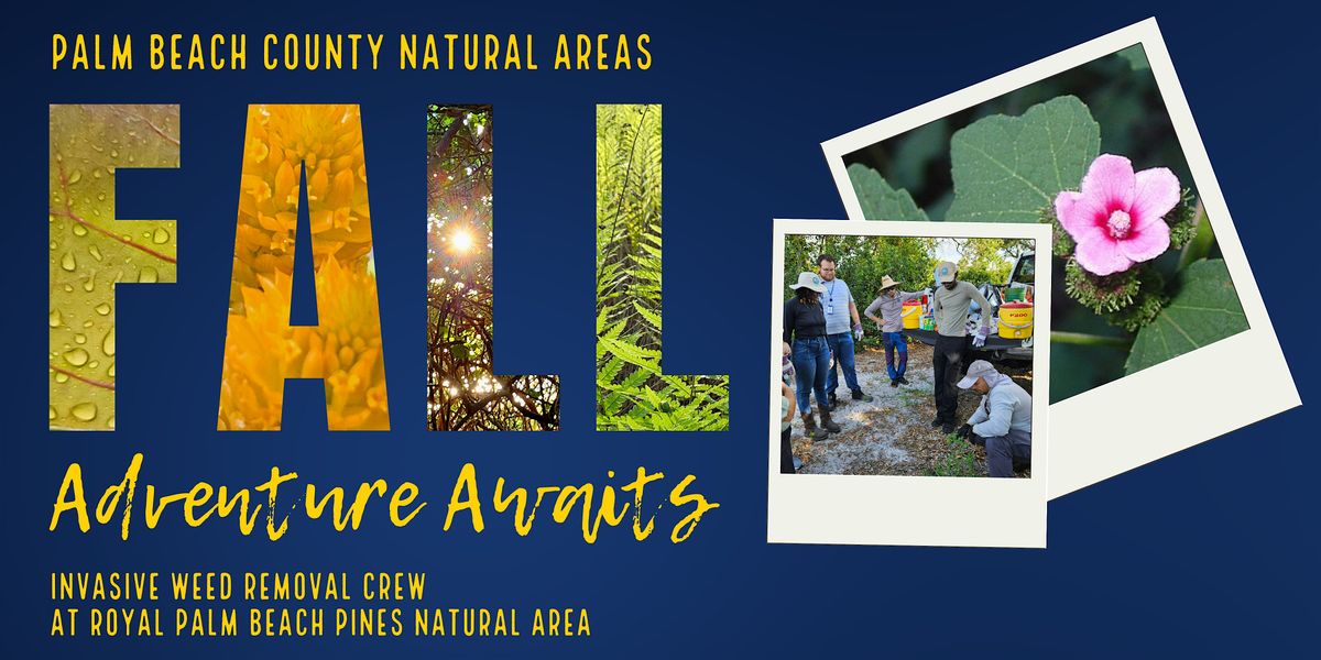 Adventure Awaits - Invasive W**d Removal  Crew @ Royal Palm Beach Pines