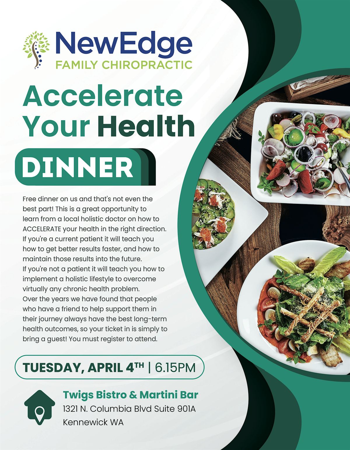 Accelerate Your Health Dinner