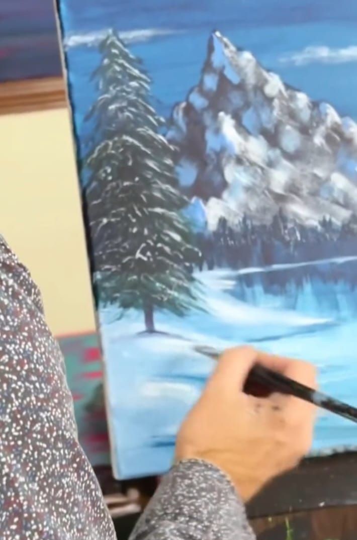 Paint With Ryan! Tis a Winter Wonderland!