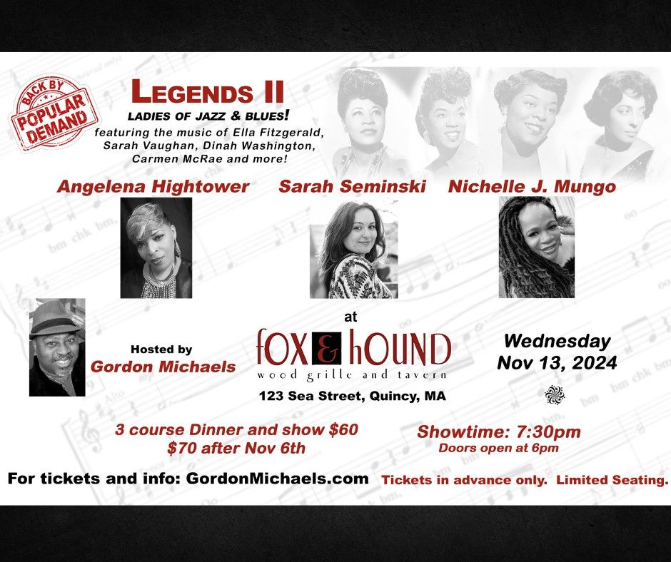 LEGENDS II Show-Ladies of Jazz & Blues