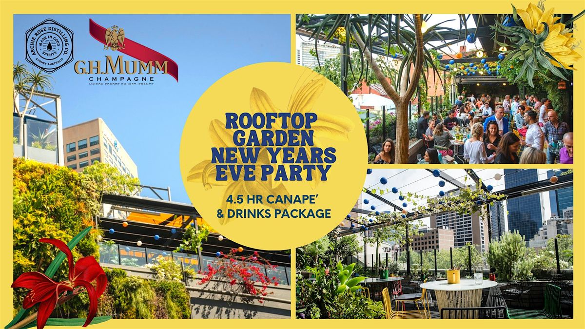 New Years Eve Rooftop Garden Party (NYE)