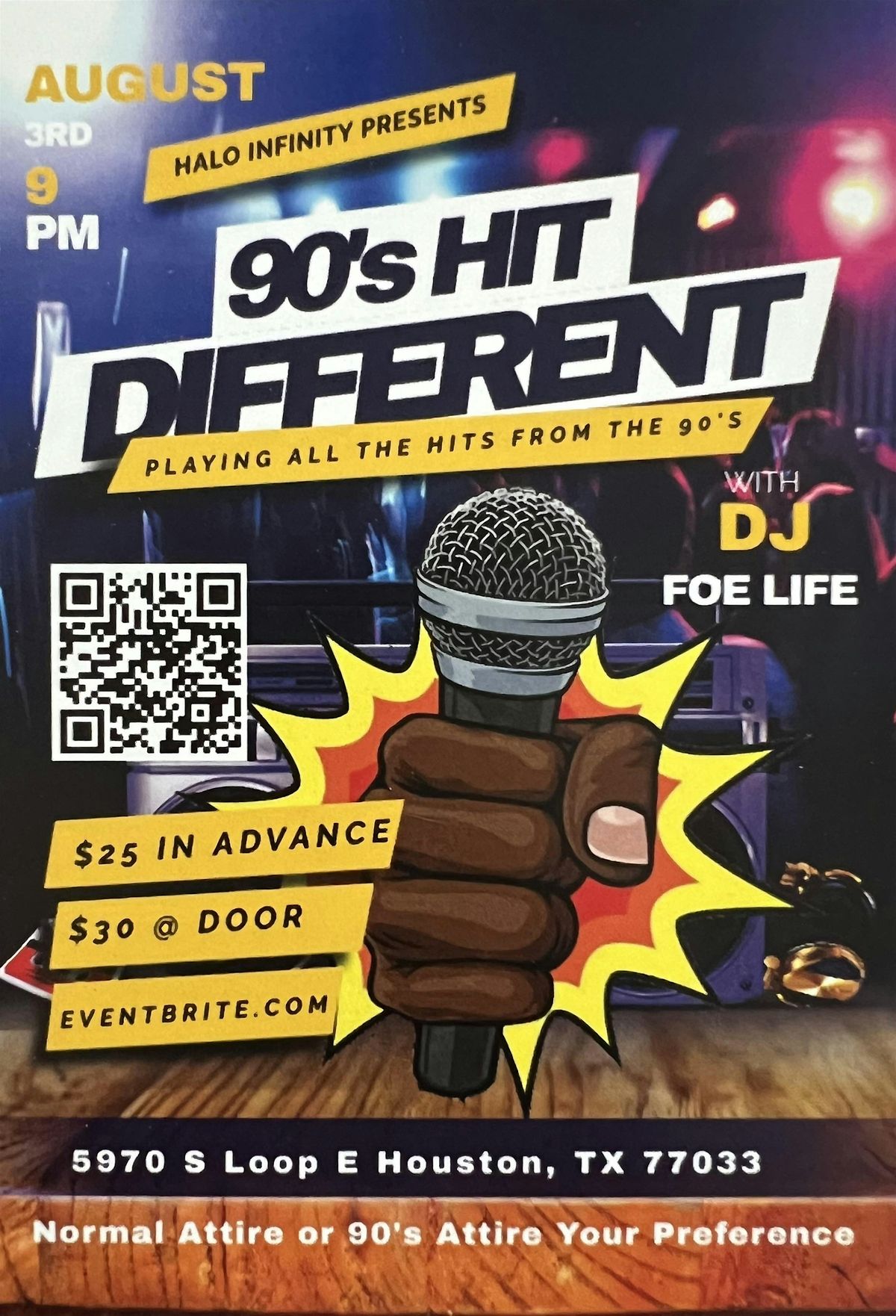 90's Hit Different: 90\u2019s R&B RAP HIP HOP PARTY DANCING AUGUST 3