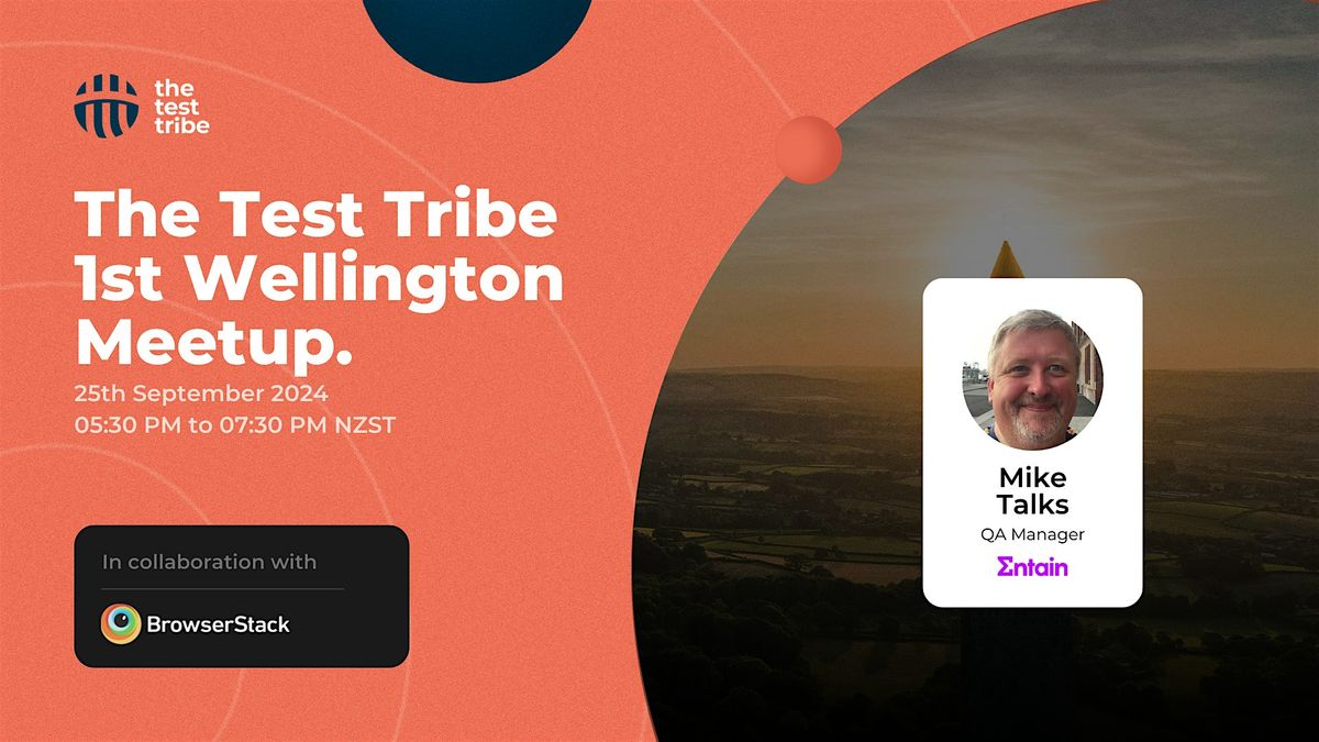 The Test Tribe 1st Wellington Meetup