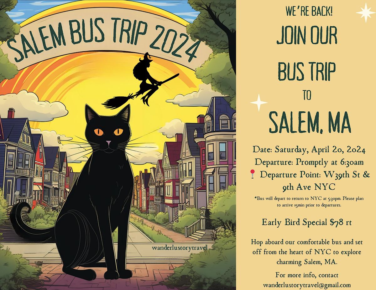 Salem Bus Trip 2024 We're Back!!